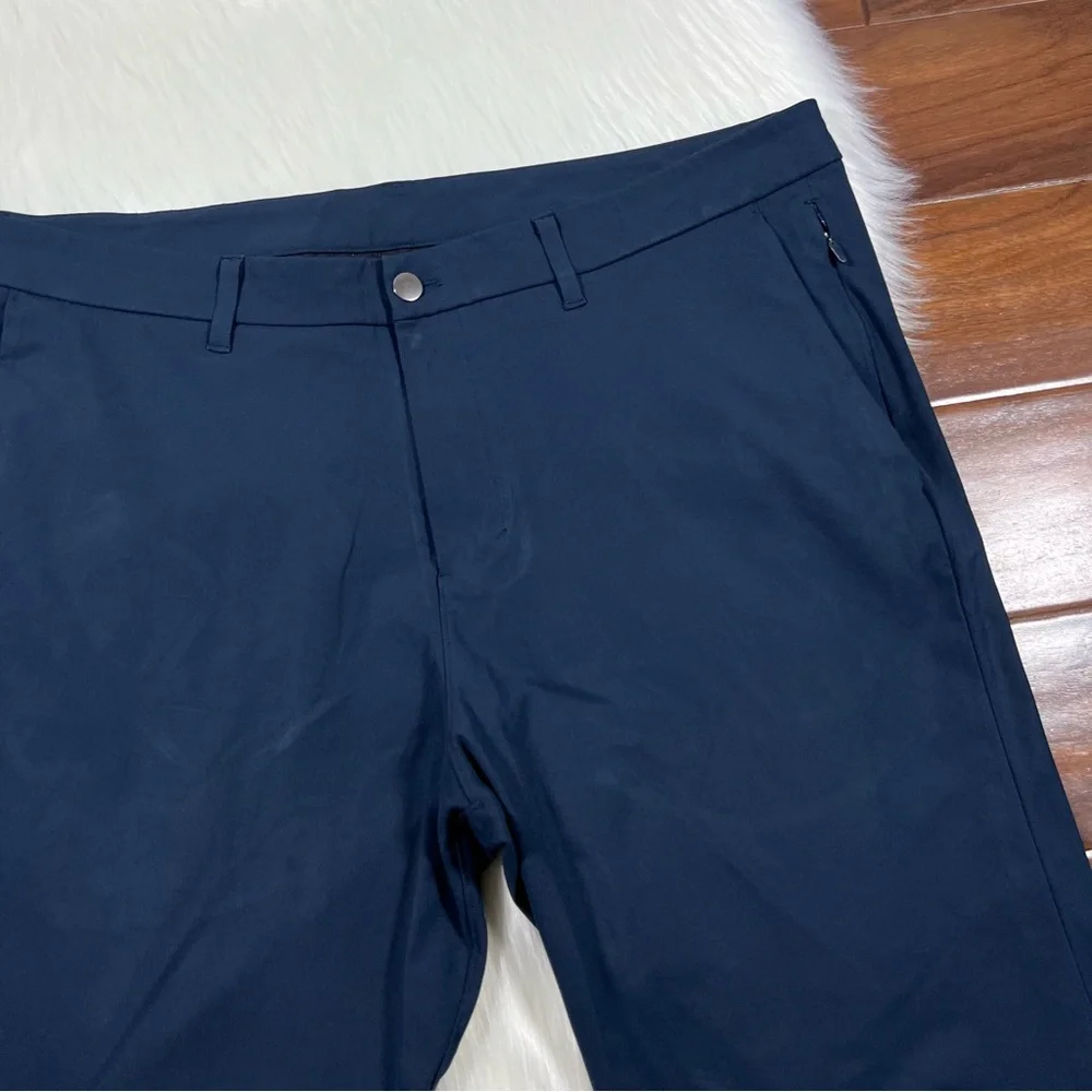Lululemon Men's Size 40 Navy Blue Commission Slim Pants FLAW‎